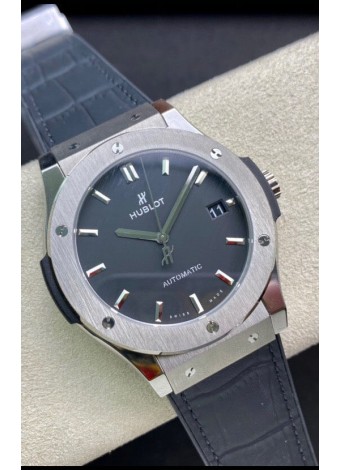 Hublot Classic Fusion 1:1 Mirror Replica Swiss Watch in Caja de Acero 904L Grey Dial 42MM