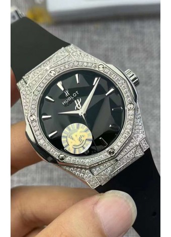 Hublot Classic Fusion Edición Orlinski PAVE Dial Negro Reloj Réplica Suizo 40MM