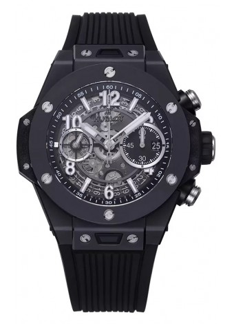 Hublot Big Bang Unico Caja de Cerámica Negra Edición Reloj Réplica a Espejo 1:1