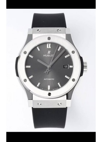 Hublot Classic Fusion Acero Dial Gris 42MM Reloj Réplica Suizo Calidad Espejo 1:1