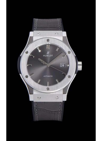Hublot Classic Fusion Reloj Réplica Suizo a espejo 1:1 Caja en Acero 904L Dial Gris