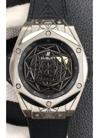 Hublot Big Bang Sang Bleu Reloj Réplica a Espejo 1:1 - 45MM Reloj en Acero Inoxidable