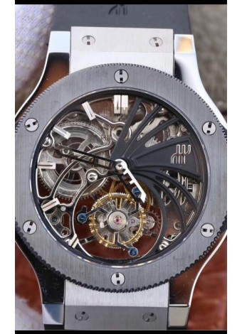 Hublot Classic Fusion Tourbillon Reloj Réplica Suizo a Espejo 1:1 - Caja de Acero 45MM