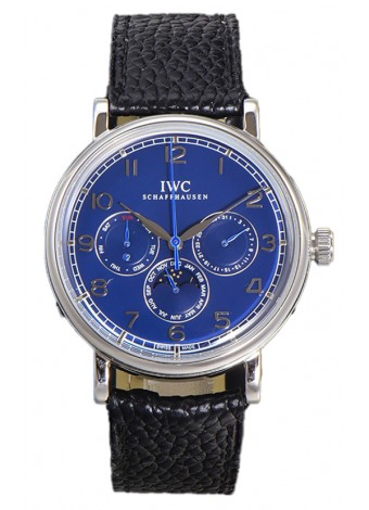 IWC Portofino Calendario Perpetuo IW3446 Dial Azul Reloj Réplica Suiza 