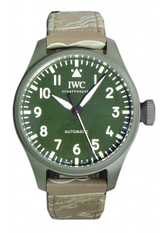 IWC Big Pilot's Edición Top Gun Woodland 43MM Caja Cerámica Reloj Réplica Suiza 
