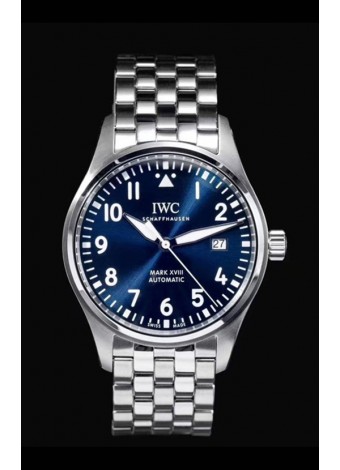 IWC MARK XVIII Le Petit Prince Edition in 904L Steel Blue Dial 40MM - 1:1 Mirror Replica