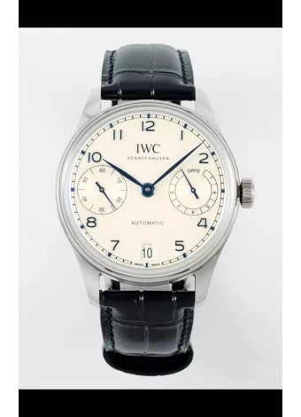 IWC Super Clone Portugieser Reloj Réplica Suizo Espejo 1:1 Dial Blanco Reloj Caja Acero