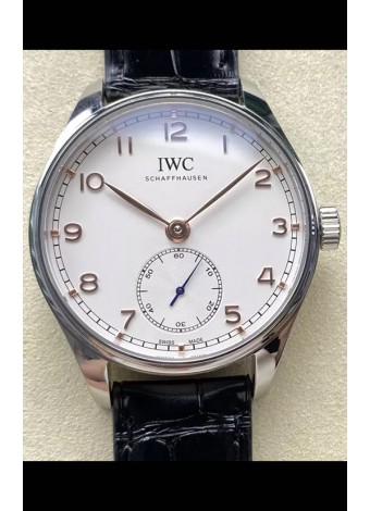 IWC Portugieser Super Clone Automatic 41 IW358303 Dial Blanco en Caja de Acero