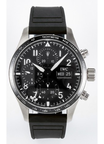 IWC Pilot's IW388305 Super Clone Cronógrafo 41 Mercedes-AMG Reloj Acero