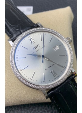 IWC Portofino Automático Calidad Espejo 1:1 Dial Acero Caja Acero 904L Reloj Réplica Suizo