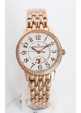 Jaeger-LeCoultre Rendez-Vous Acero Dia y Noche Reloj Suizo Réplica Espejo 1:1 Oro Rosado
