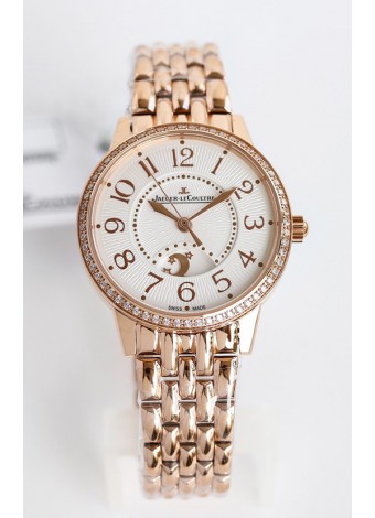 Jaeger-LeCoultre Rendez-Vous Acero Dia y Noche Reloj Suizo Réplica Espejo 1:1 Oro Rosado