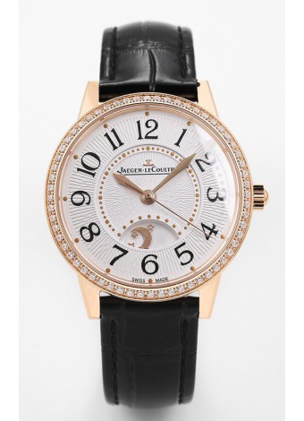 Jaeger-LeCoultre Rendez-Vous Acero Dia y Noche Reloj Suizo Réplica Espejo 1:1 Oro Rosado