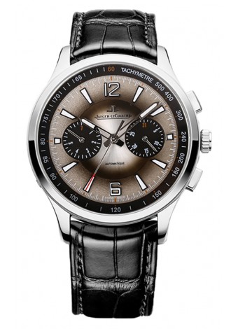 Jaeger LeCoultre Polaris Q902843J Chronograph Dial Gris Correa Piel Reloj Réplica Suiza 