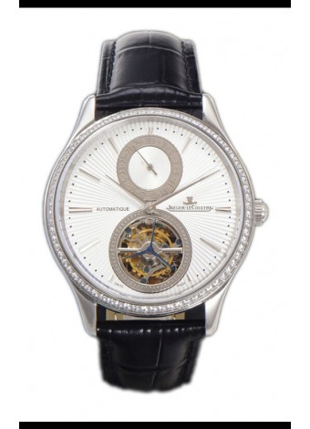 Jaeger LeCoultre Master Tourbillon Ultra-Fino Dial Blanco Caja Acero Inoxidable
