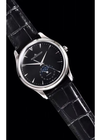 Jaeger LeCoultre Master Ultra Thin Moon Reloj Réplica a Espejo 1:1 Acero Inoxidable