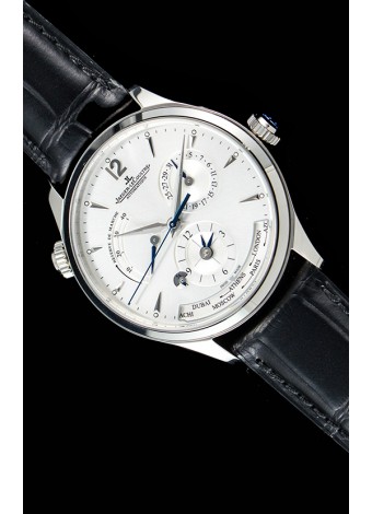 Jaeger LeCoultre Master Geographic Power Reserve Acero 904L Reloj Suizo