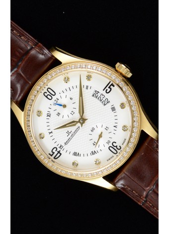 Jaeger LeCoultre Master Control Reloj Réplica Suizo Oro Amarillo