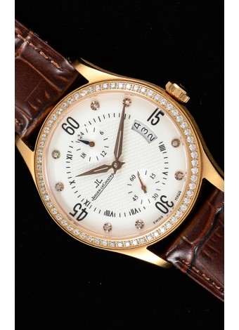 Jaeger LeCoultre Master Control Reloj Réplica Suizo Oro Rosado