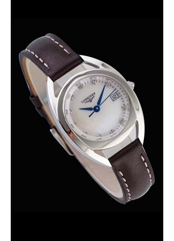 Largoines Primaluna Ladies Pearl Dial Reloj Réplica de Cuarzo Suizo