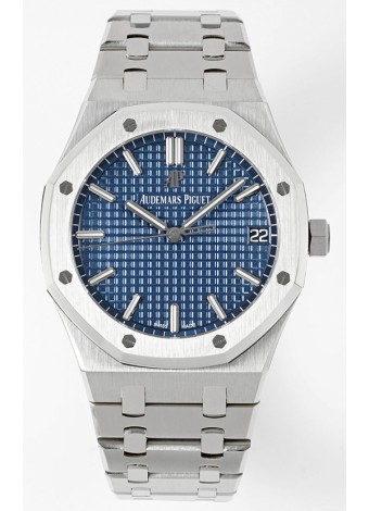 Audemars Piguet Royal Oak 15500 41MM Dial Azul Acero 904L Movimiento CALIBRE 4302 Réplica a Espejo 1:1