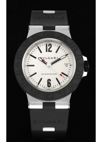 Bvlgari Aluminum Réplica Suizo a Espejo 1:1 - Dial Blanco