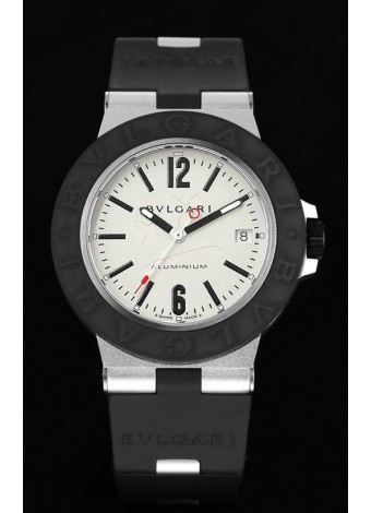 Bvlgari Aluminum Réplica Suizo a Espejo 1:1 - Dial Blanco- Steve Aoki Edition 
