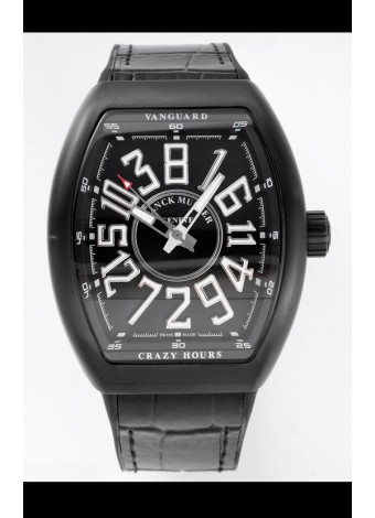 Franck Muller Vanguard Crazy Color Hours Caja en Revestimiento DLC Reloj Réplica Suizo