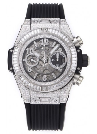 Hublot Big Bang Unico Acero Caja Inoxidable Diamantes Calidad a Espejo 1:1 Reloj Réplica Suizo