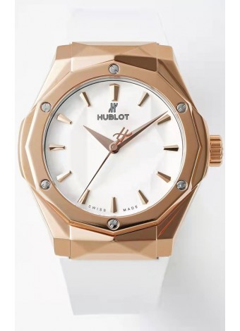 Hublot Classic Fusion Edición Orlinski King 40MM Dial Blanco Reloj Réplica Suizo