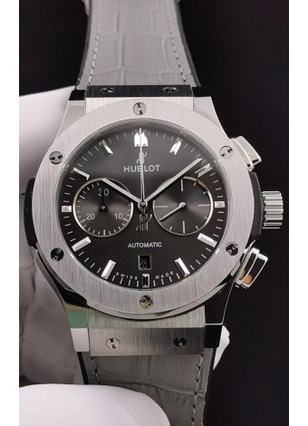 Hublot Classic Fusion Chronograph Caja de Acero Inoxidable Dial Gris Reloj Réplica a Espejo 1:1