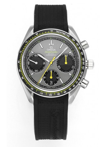 Omega Speedmaster Racing Acero 904L Chronograph Réplica a Espejo 1:1 Dial Gris