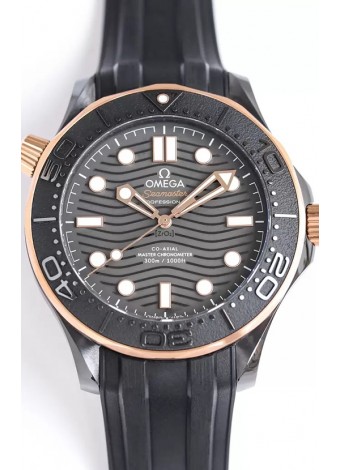 Omega Seamaster 300M Master Chronometer Caja Cerámica Reloj Suizo Réplica a Espejo 1:1