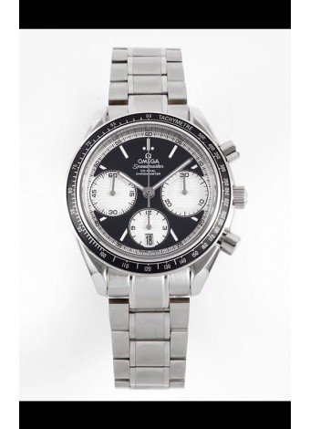 Omega Speedmaster Racing Acero 904L Chronograph Réplica a Espejo 1:1 Dial Negro