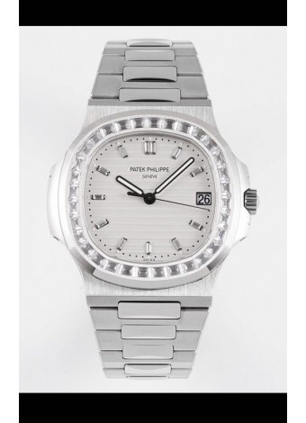 Patek Philippe Nautilus 5711/1A Dial Blanco Reloj Réplica Suizo a Espejo 1:1 en Acero 904L