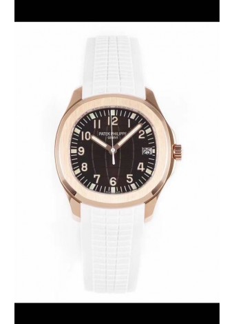 Patek Philippe Aquanaut 5167R Oro Rosado Reloj Réplica a Espejo 1:1 - Dial Negro