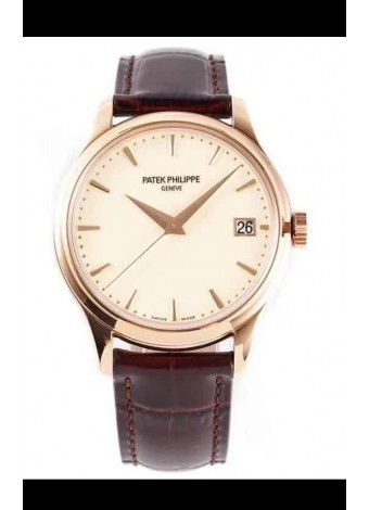 Patek Philippe #Ref 5227R en Dial Blanco 1:1 Caja Acero 904L Oro Rosado Reloj Suizo