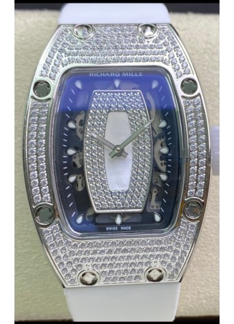 Richard Mille RM-07-01 Dial y Caja de Diamantes Ladies Reloj Rélica Suizo 1:1