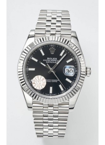 Rolex Datejust Movimiento Cal.3235 Reloj Suizo Réplica a Espejo 1:1 Acero 904L 41MM - Dial Negro