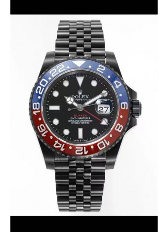 Rolex GMT Masters II REF.126710BLRO PEPSI BLAKEN Réplica Suiza - Acero 904L Revestido en DLC