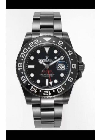 Rolex GMT Masters II REF.126710BLRO BLAKEN Réplica Suiza - Acero 904L Revestido en DLC