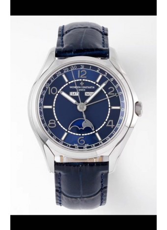 Vacheron Constantin Edición Fiftysix Reloj Acero 904L Réplica a Espejo 1:1 Dial Azul
