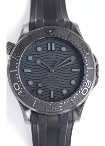 Omega Seamaster 300M "Negro Negro" Caja Cerámica Reloj Réplica Suizo Espejo 1:1