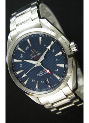 Omega Seamaster Aqua Terra GMT 150M 43MM Réplica a Espejo 1:1 Dial Azul