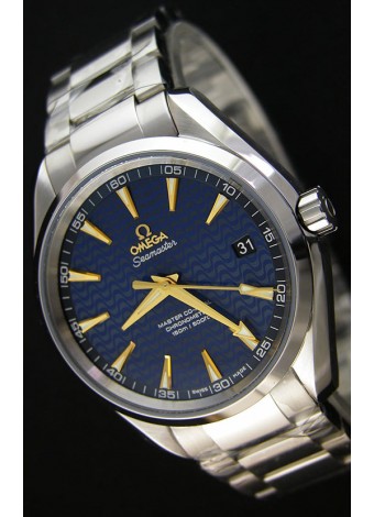 Omega Seamaster Aqua Terra Co-Axial Edición Limitada Reloj Réplica Suizo a Espejo 1:1 color Azul