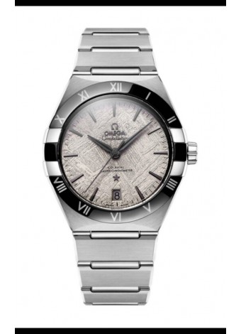 Omega Co-Axial Constellation Dial Meteorite Acero Inoxidable Réplica Espejo 1:1 41MM
