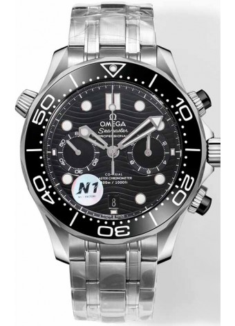 Omega Seamaster Co-Axial Master Chronograph Caja y Correa Acero Inoxidable 44MM Réplica Espejo 1:1