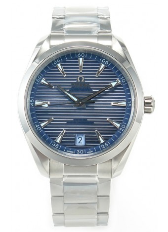 Omega Aqua Terra 150M Summer Dial Azul Caja Acero 904L Réplica Espejo 1:1 41MM 