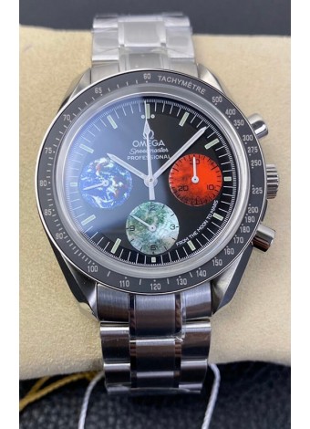 Omega Speedmaster Moon to Mars Edition Chronograph 42MM Dial Negro Reloj Réplica a Espejo 1:1