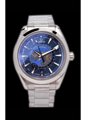 Omega Seamaster Aqua Terra 150M GMT Worldtime Swiss Replica Watch 